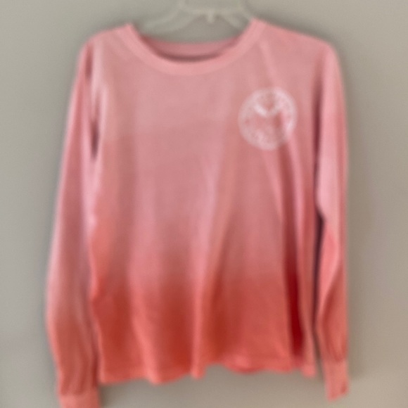 Coral Ombré Myrtle Beach long sleeve t-shirt - Picture 1 of 3